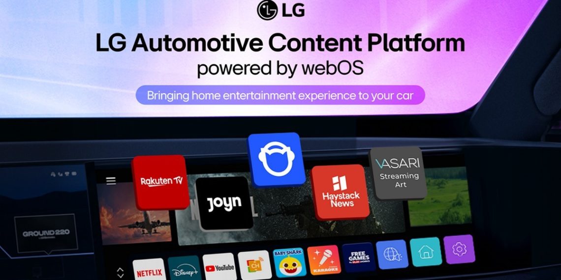 LG Brings webOS In-Car Streaming to Kia EV3 in Europe