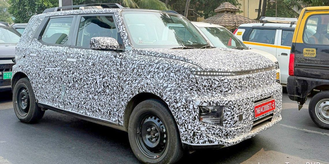 Hyundai India Electric SUV Spotted Testing in Mumbai